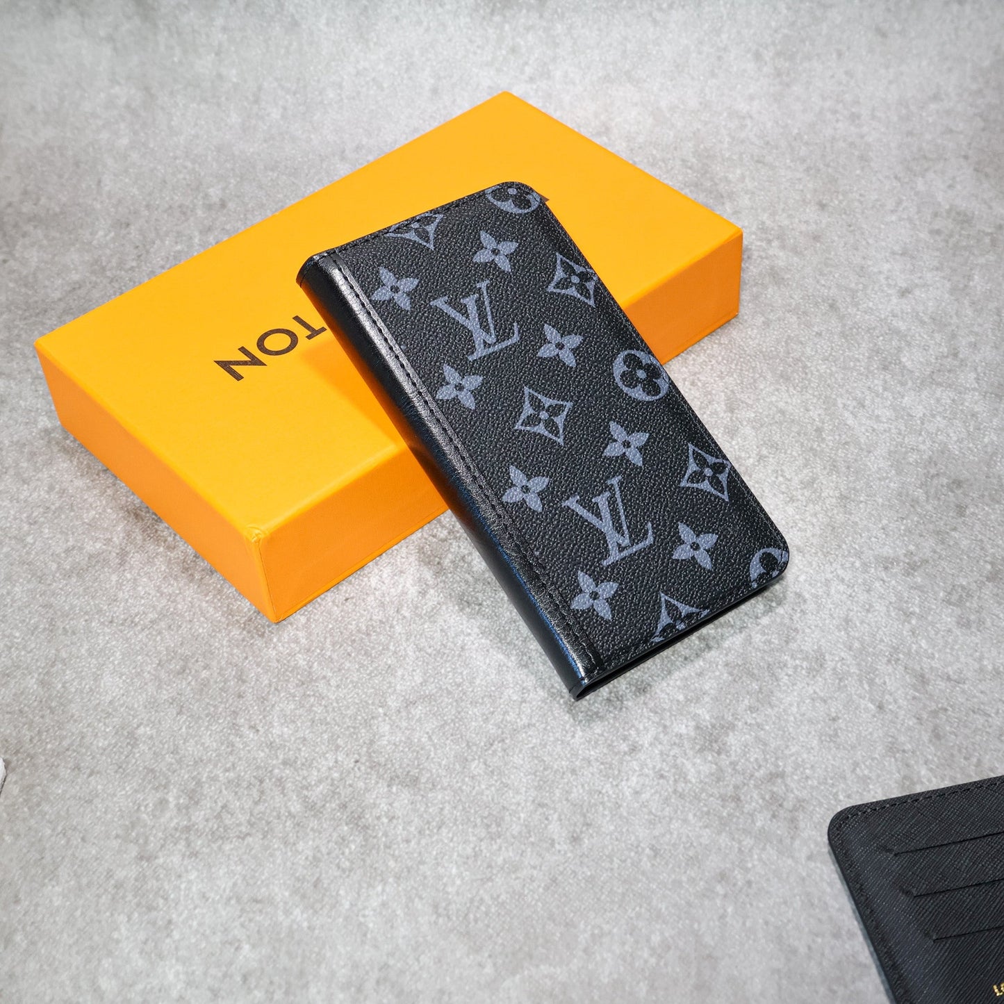 iPhone Wallet Case LV Leather for 1217 / Pro / Pro Max / Plus
