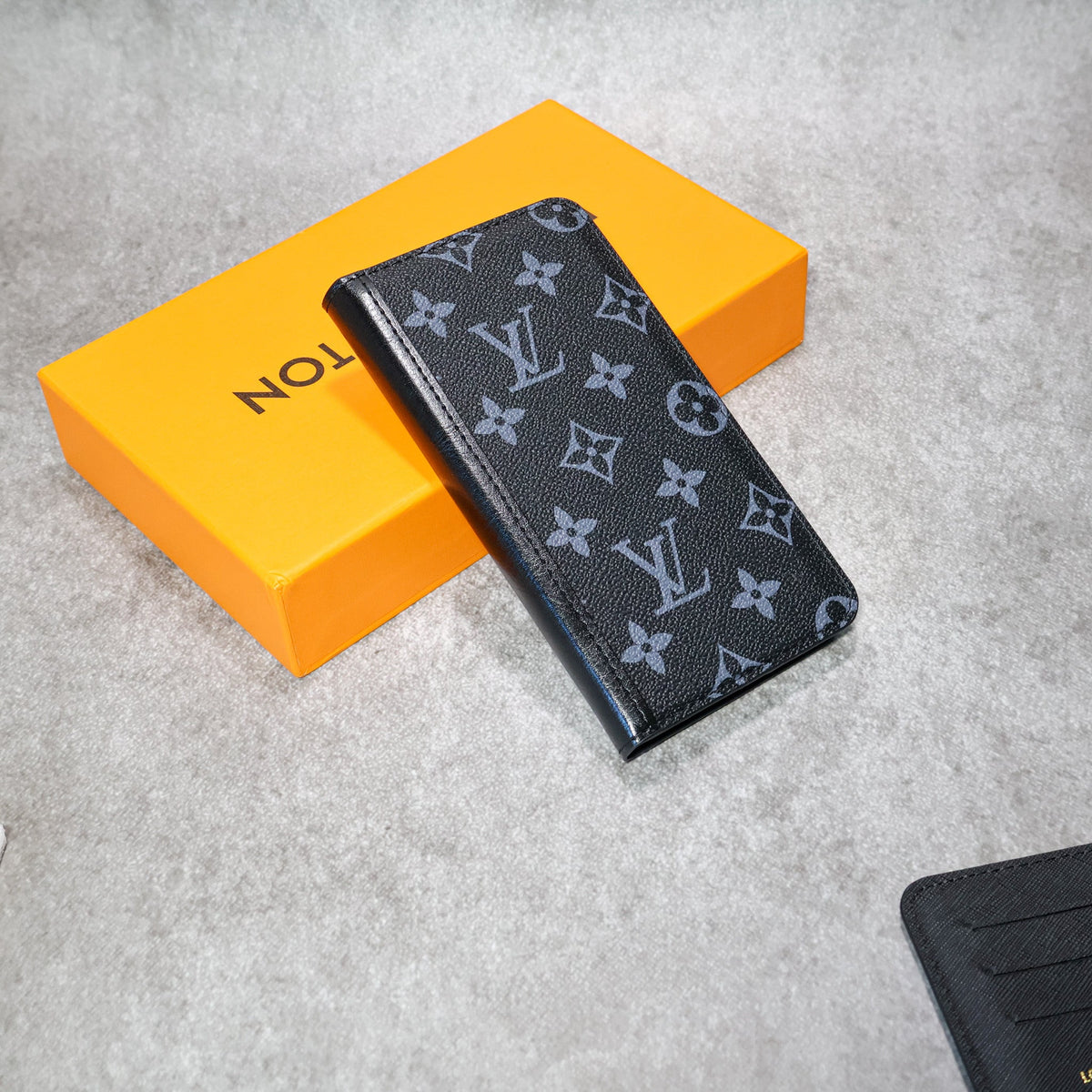 Iphone Wallet Case Lv Leather For 12-17 / Pro / Pro Max / Plus / 18 Pro / 18 Pro Max