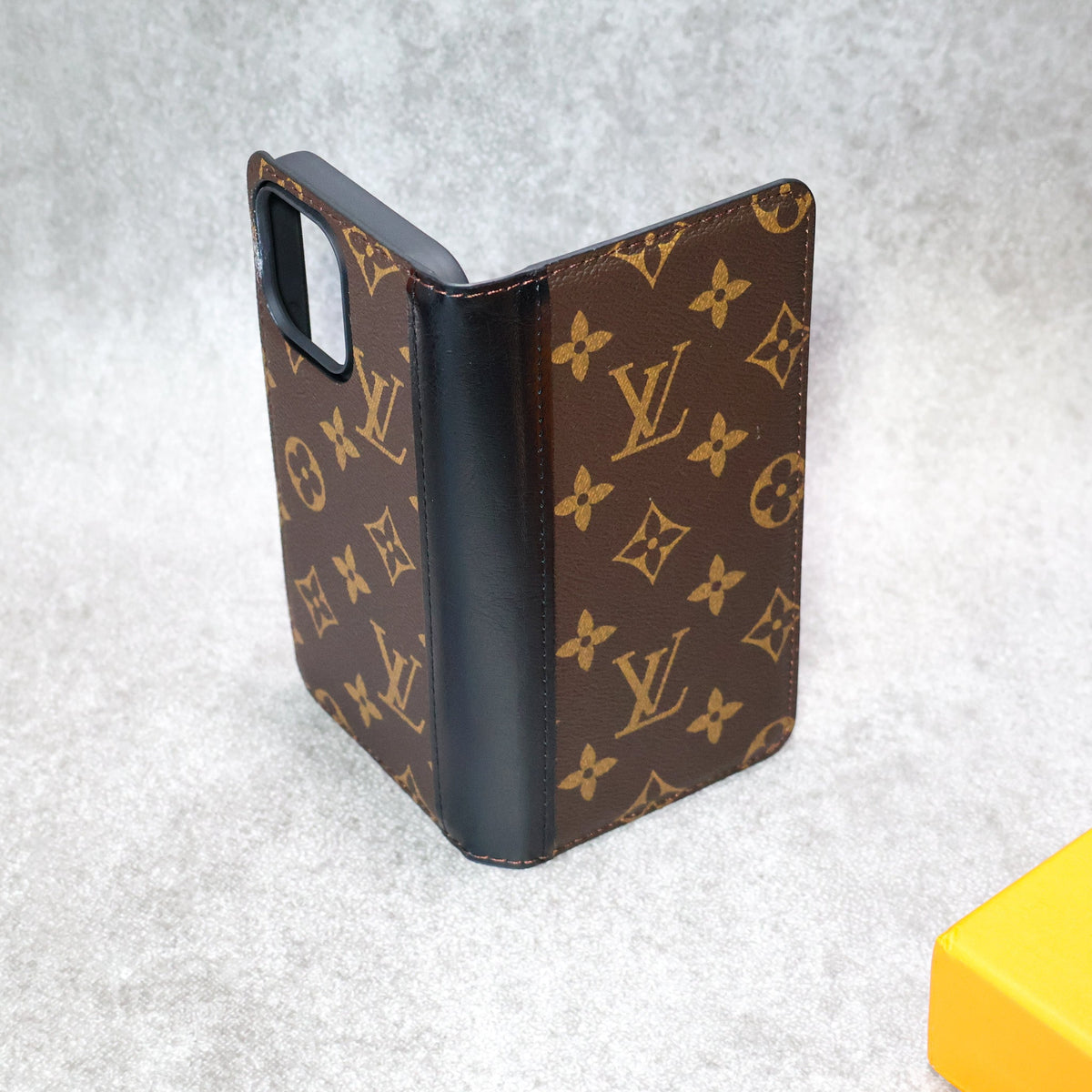 Iphone Wallet Case Lv Leather For 12-17 / Pro / Pro Max / Plus / 18 Pro / 18 Pro Max