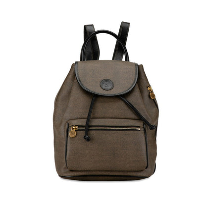 Fendi Zucchino Pvc Leather Backpack