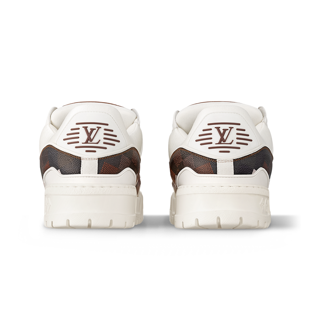 Louis Vuitton - LV Maxi Trainer Damoflage-Printed Calf Leather White / Brown
