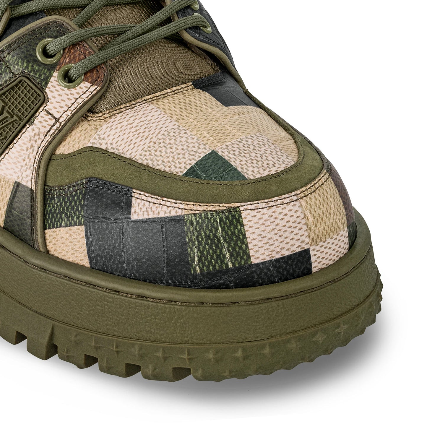 Louis Vuitton - LV Trainer Maxi Leather with Damoflage Khaki Green