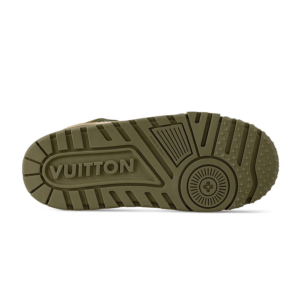 Louis Vuitton - LV Trainer Maxi Leather with Damoflage Khaki Green