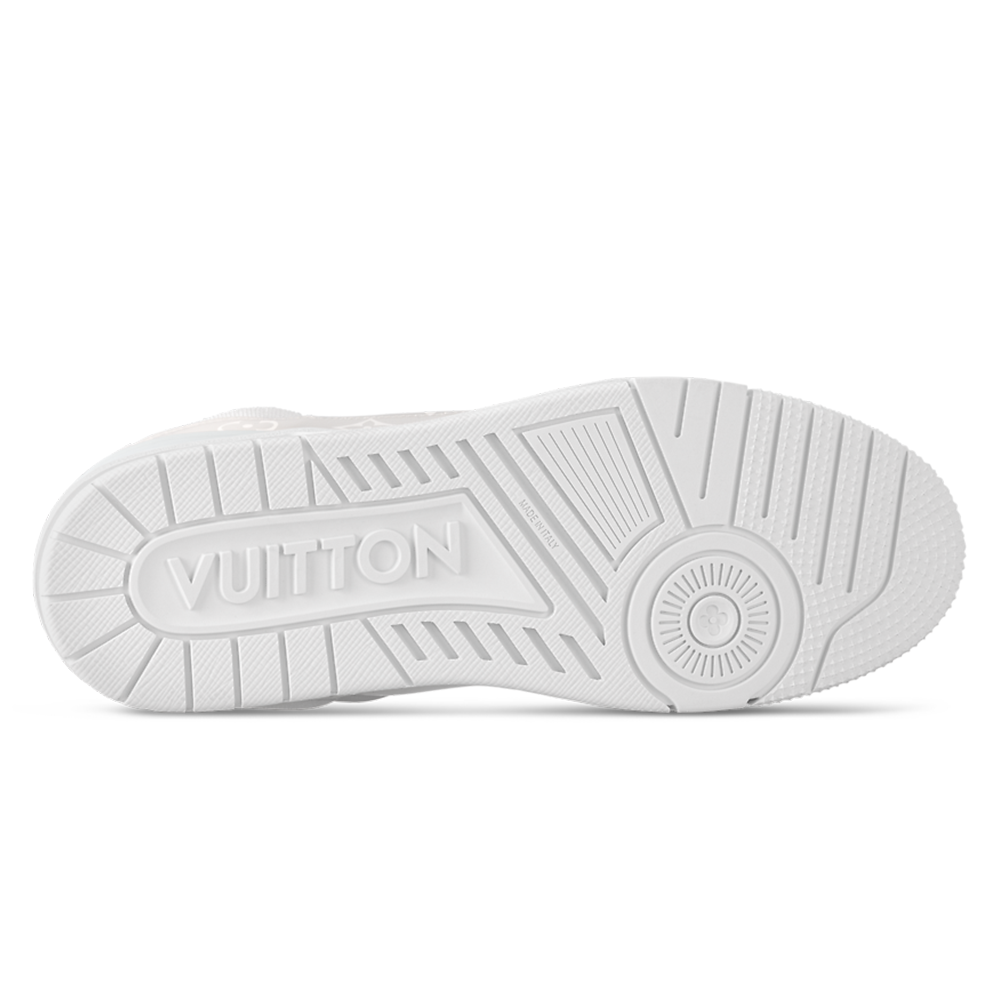 LV Trainers Monogram-Printed Translucent PVC White