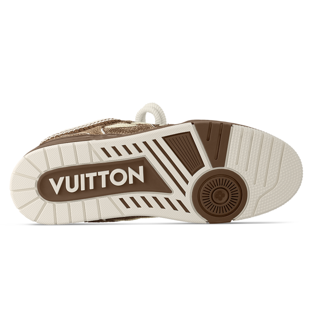 LV Skate Sneaker Brown Crystal