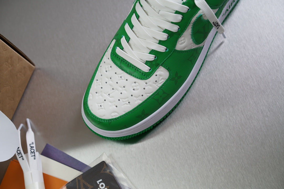 Louis Vuitton X Nike  Air Force Sneakers