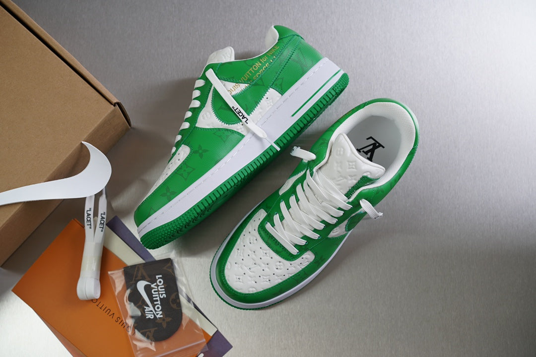 Louis Vuitton X Nike  Air Force Sneakers