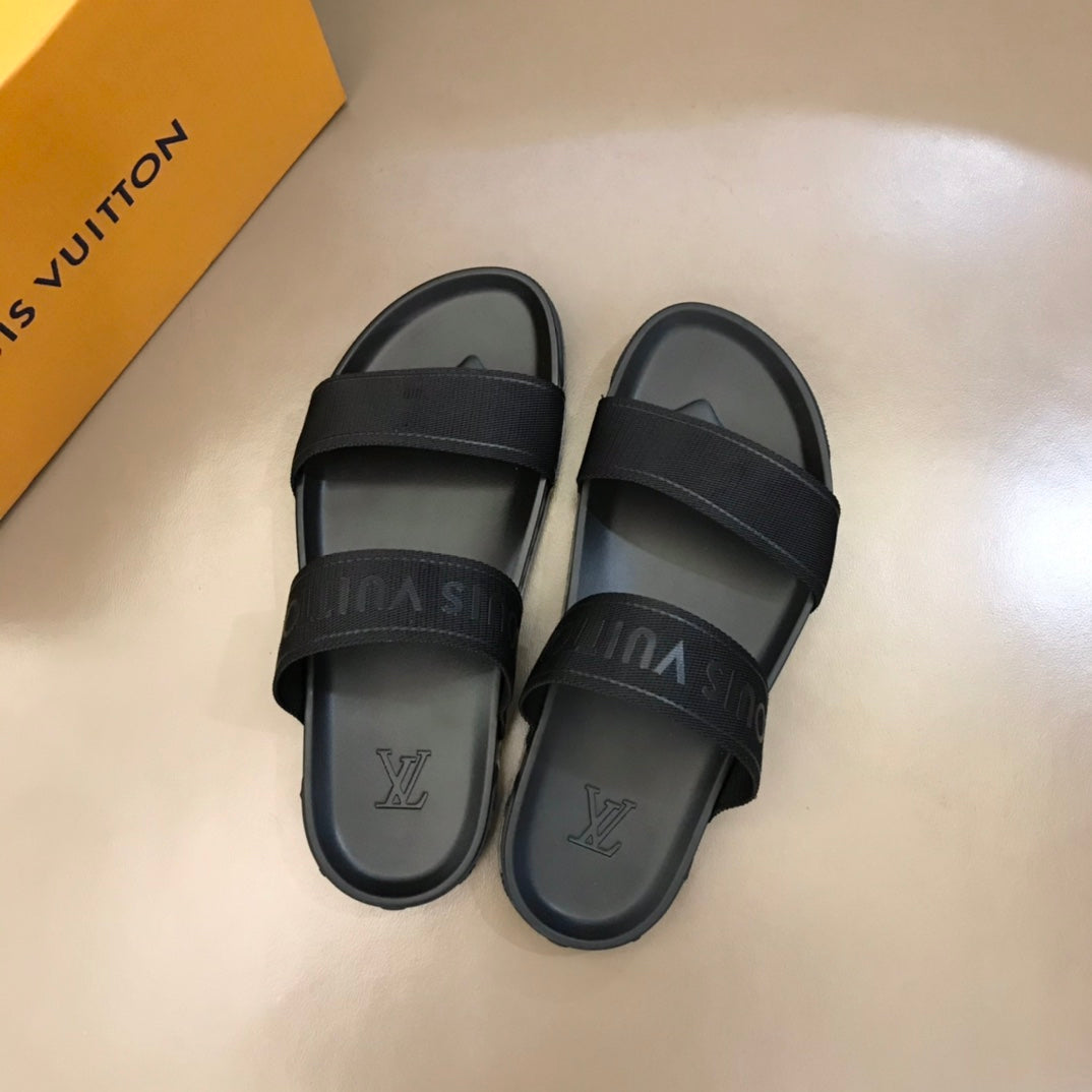 Louis Vuitton Men Trainer Mule Slippers