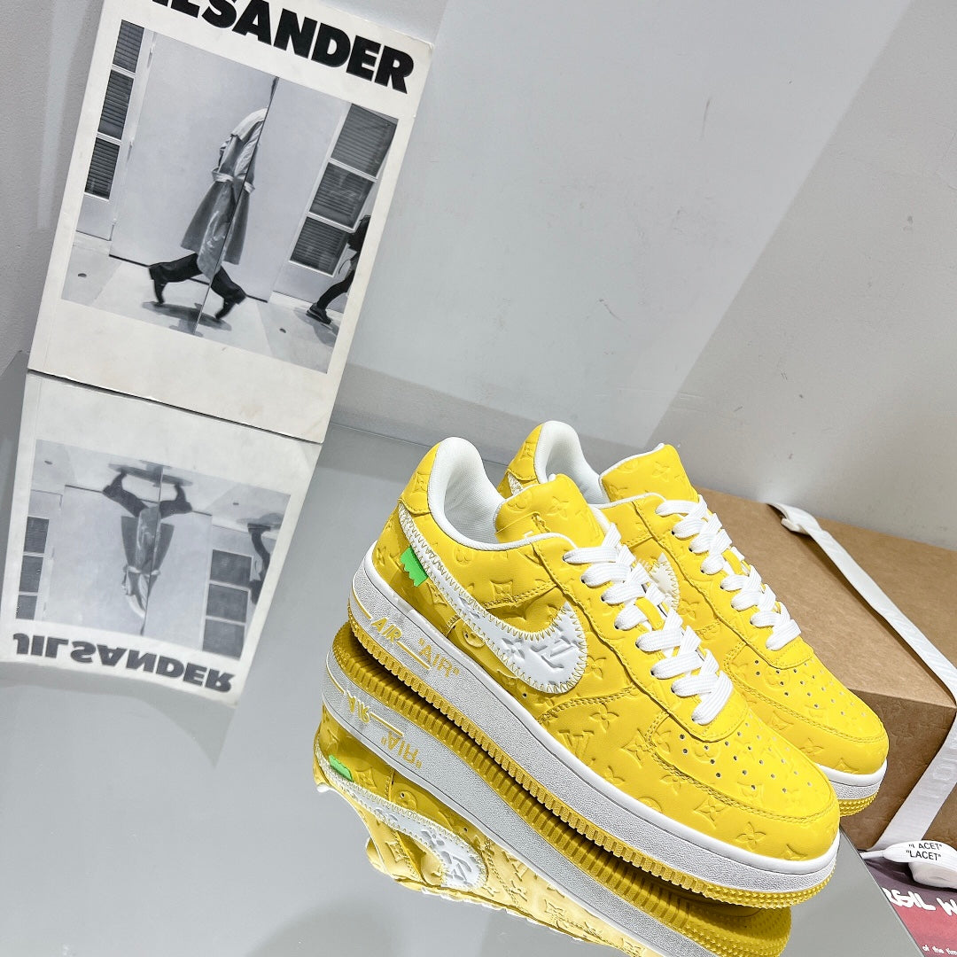 Louis Vuitton X Nike  Air Force Sneakers