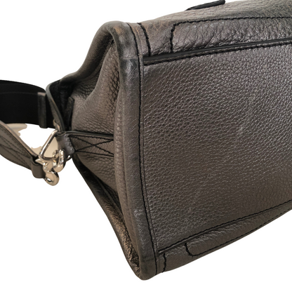 MARC JACOBS Silver Metallic Handbag/Crossbody