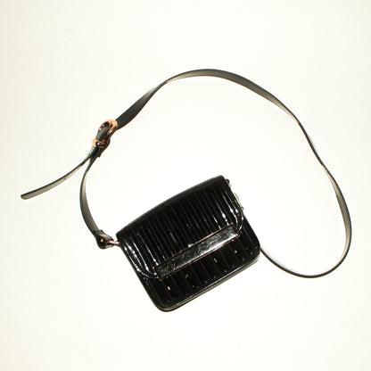 TED BAKER Black Patent Leather Crossbody