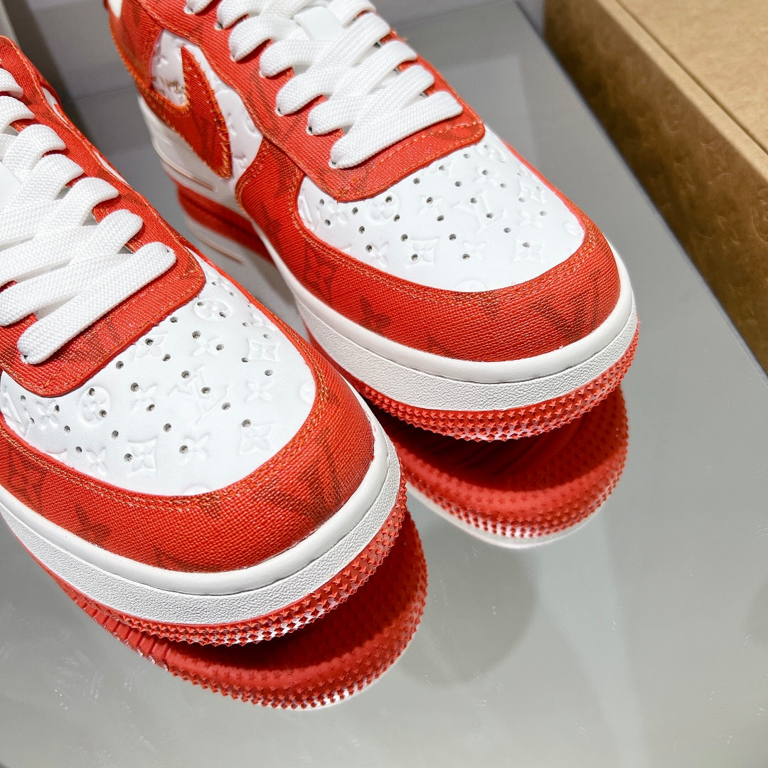 Louis Vuitton X Nike  Air Force Sneakers