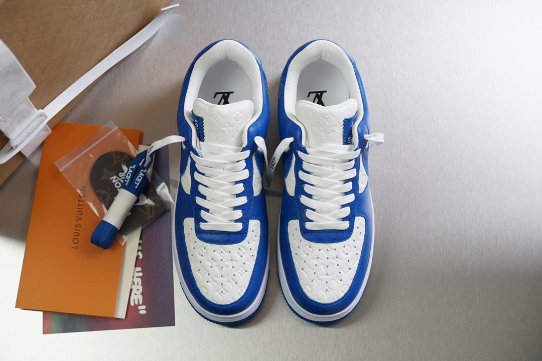 Louis Vuitton X Nike  Air Force Snaeakers