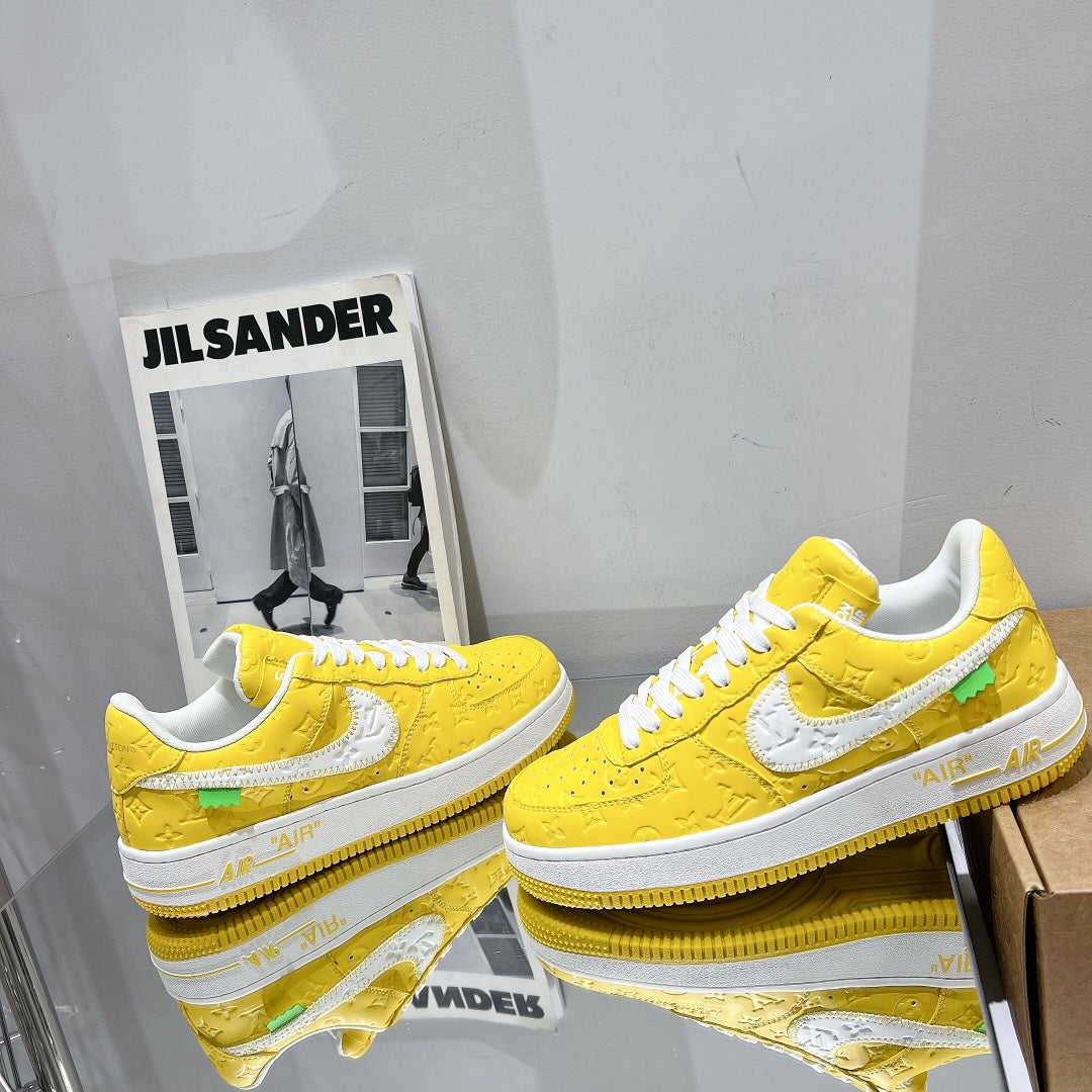 Louis Vuitton X Nike  Air Force Sneakers