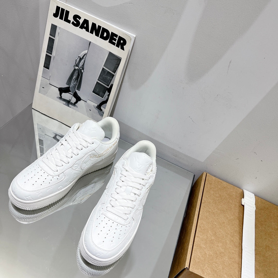Louis Vuitton X Nike  Air Force Sneakers