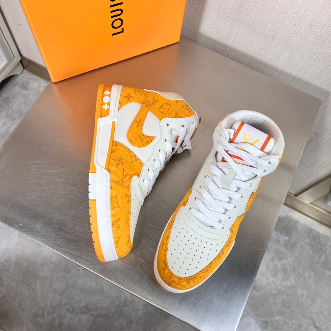 Louis Vuitton X Nike  Air Force Sneakers