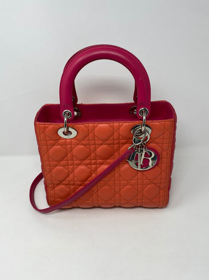 Dior Lady Dior Leather Handbag