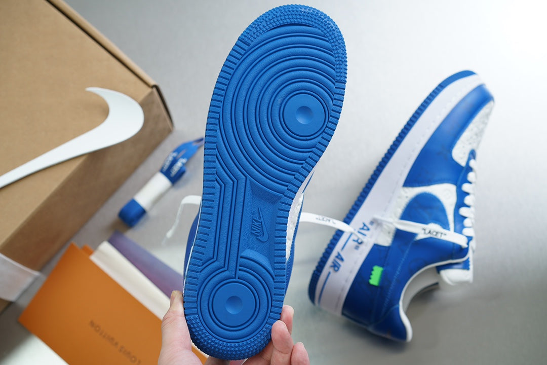 Louis Vuitton X Nike  Air Force Snaeakers