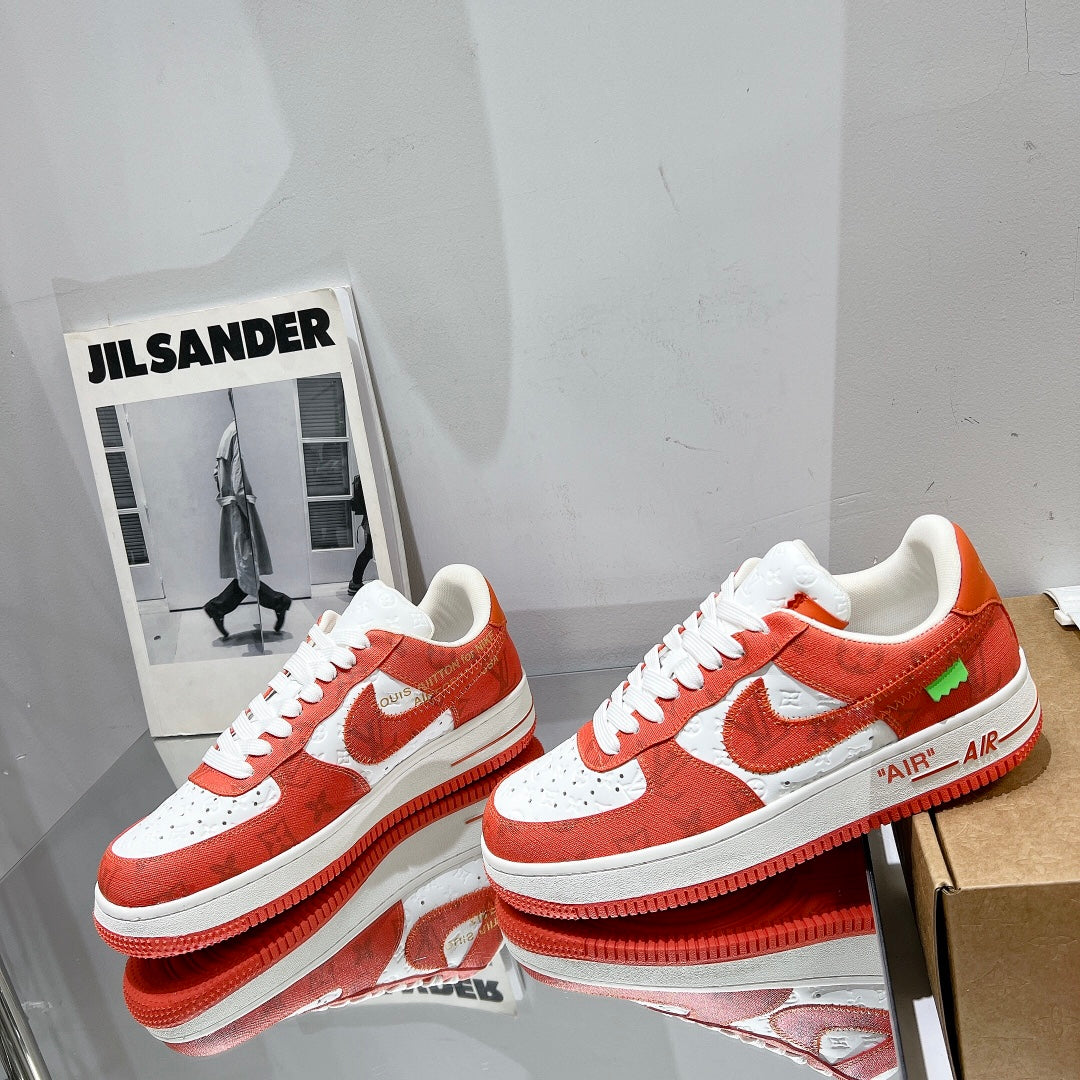 Louis Vuitton X Nike  Air Force Sneakers