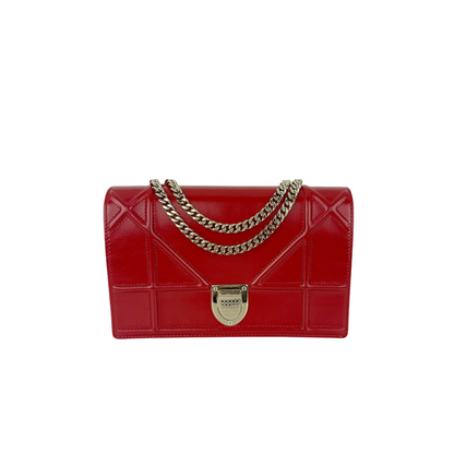 Saint Laurent Chain Leather Crossbody Bag