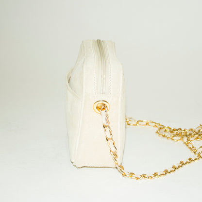MONDI Cream and Gold Crossbody