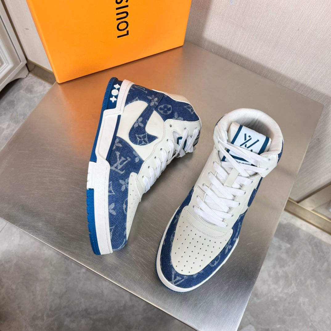 Louis Vuitton X Nike  Air Force Sneakers