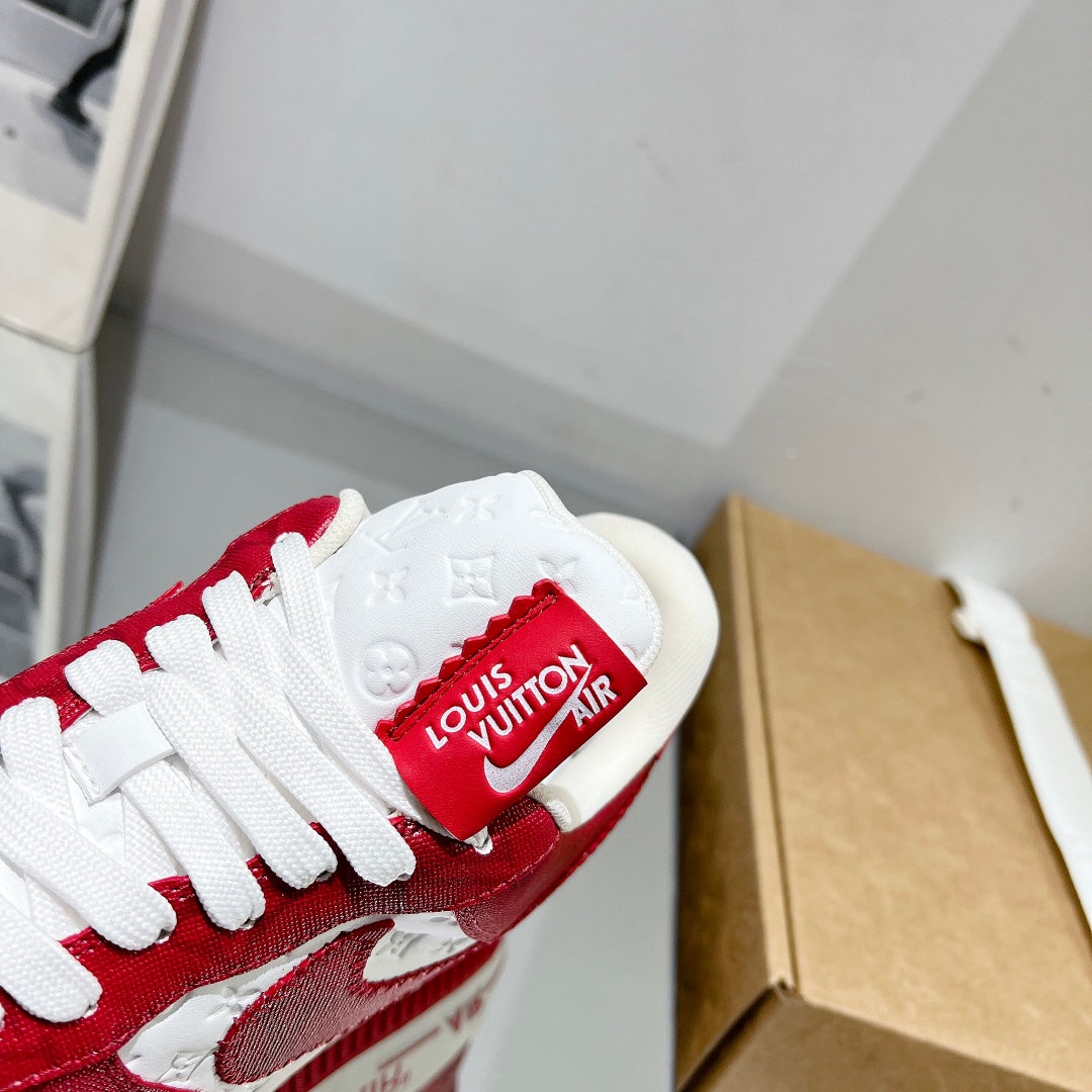 Louis Vuitton X Nike  Air Force Sneakers