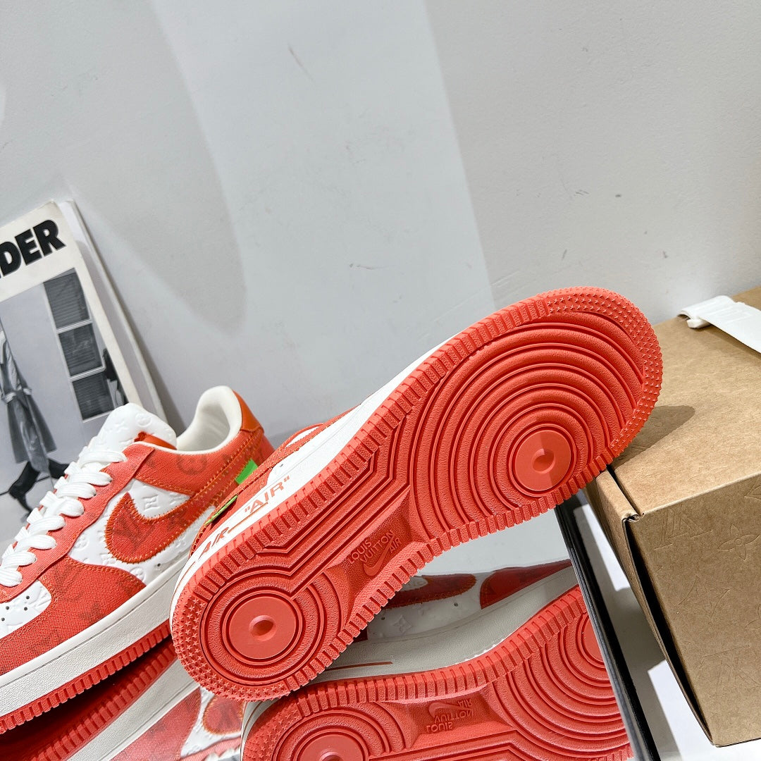 Louis Vuitton X Nike  Air Force Sneakers