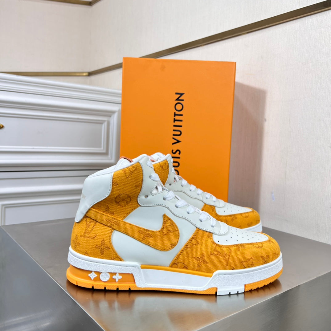 Louis Vuitton X Nike  Air Force Sneakers