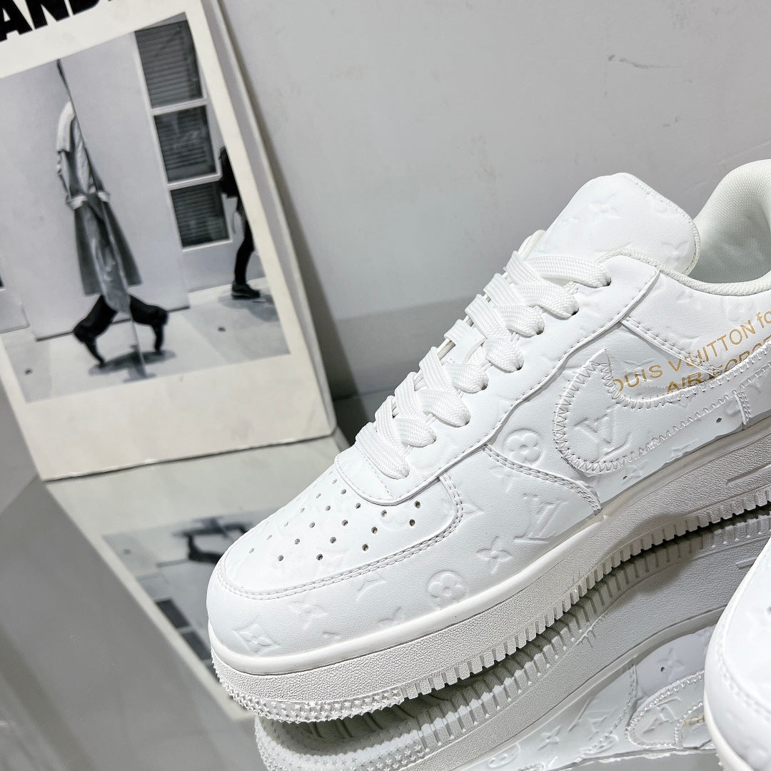Louis Vuitton X Nike  Air Force Sneakers