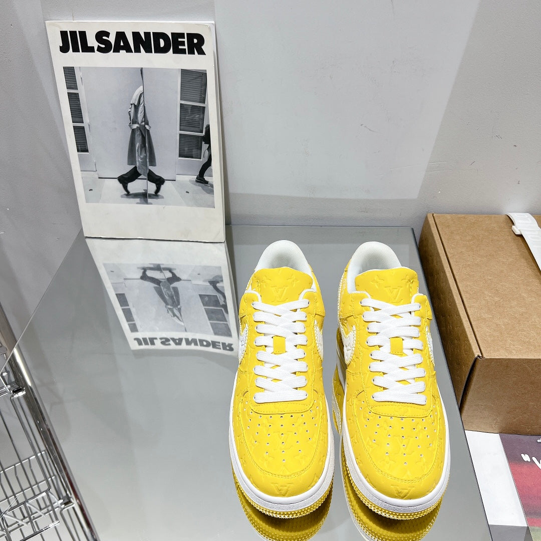 Louis Vuitton X Nike  Air Force Sneakers