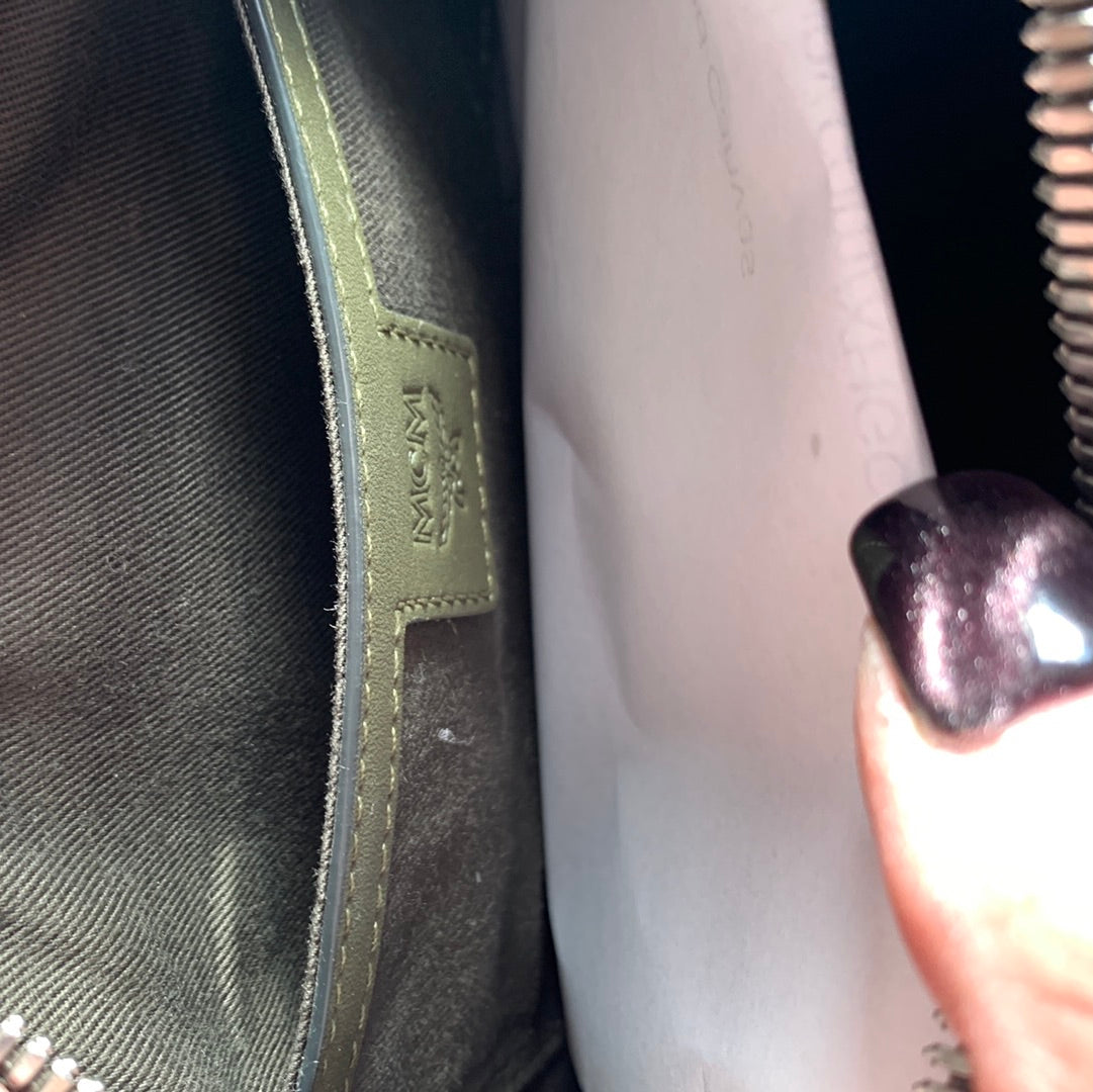 MCM Visetos Klassik Crossbody Belt Bag