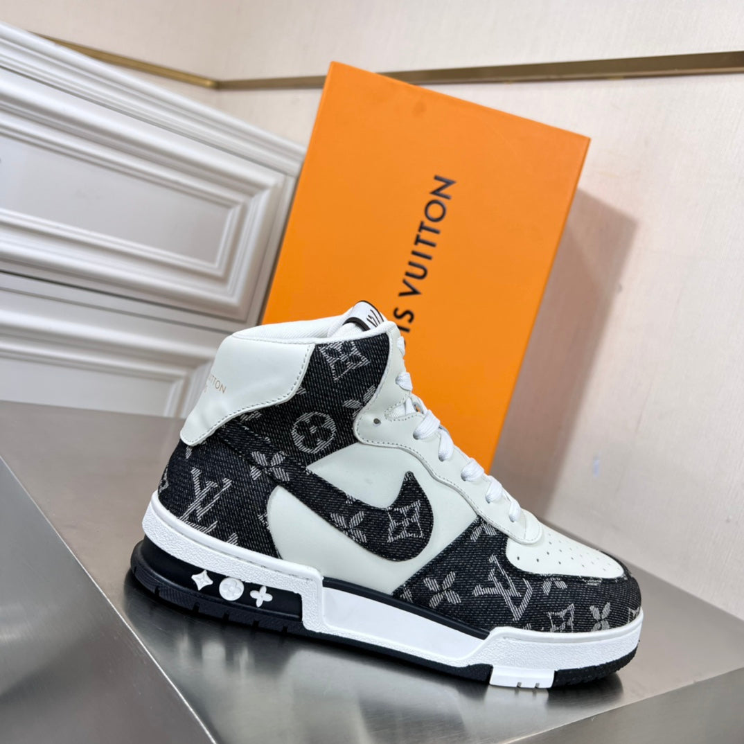 Louis Vuitton X Nike  Air Force Sneakers