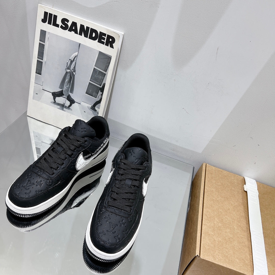 Louis Vuitton X Nike  Air Force Sneakers