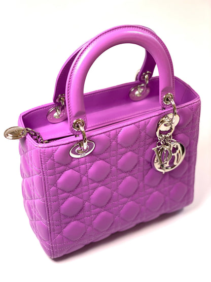 Dior Lady Dior Lou Leather Mini Shoulder Bag