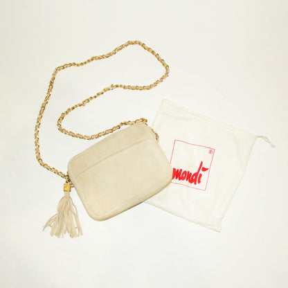 MONDI Cream and Gold Crossbody