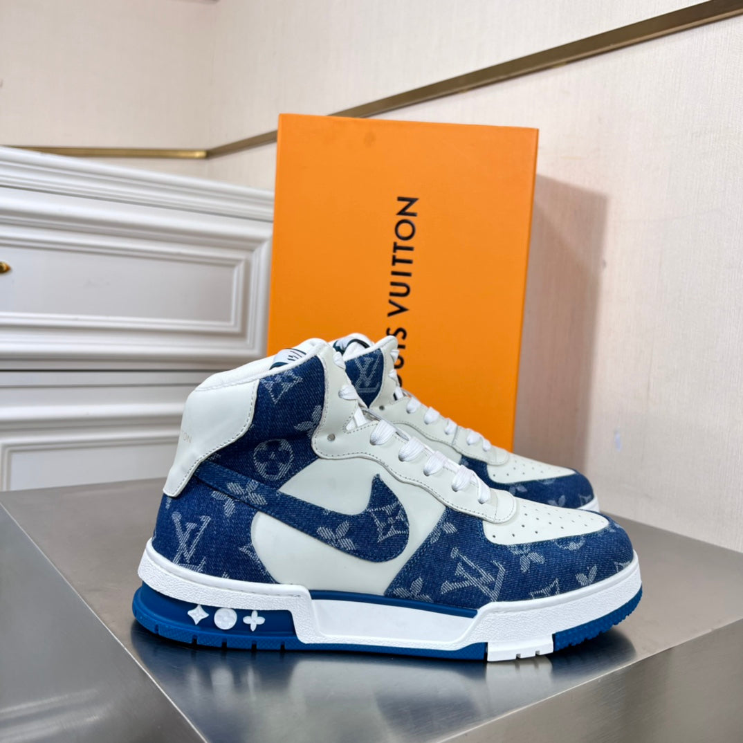 Louis Vuitton X Nike  Air Force Sneakers