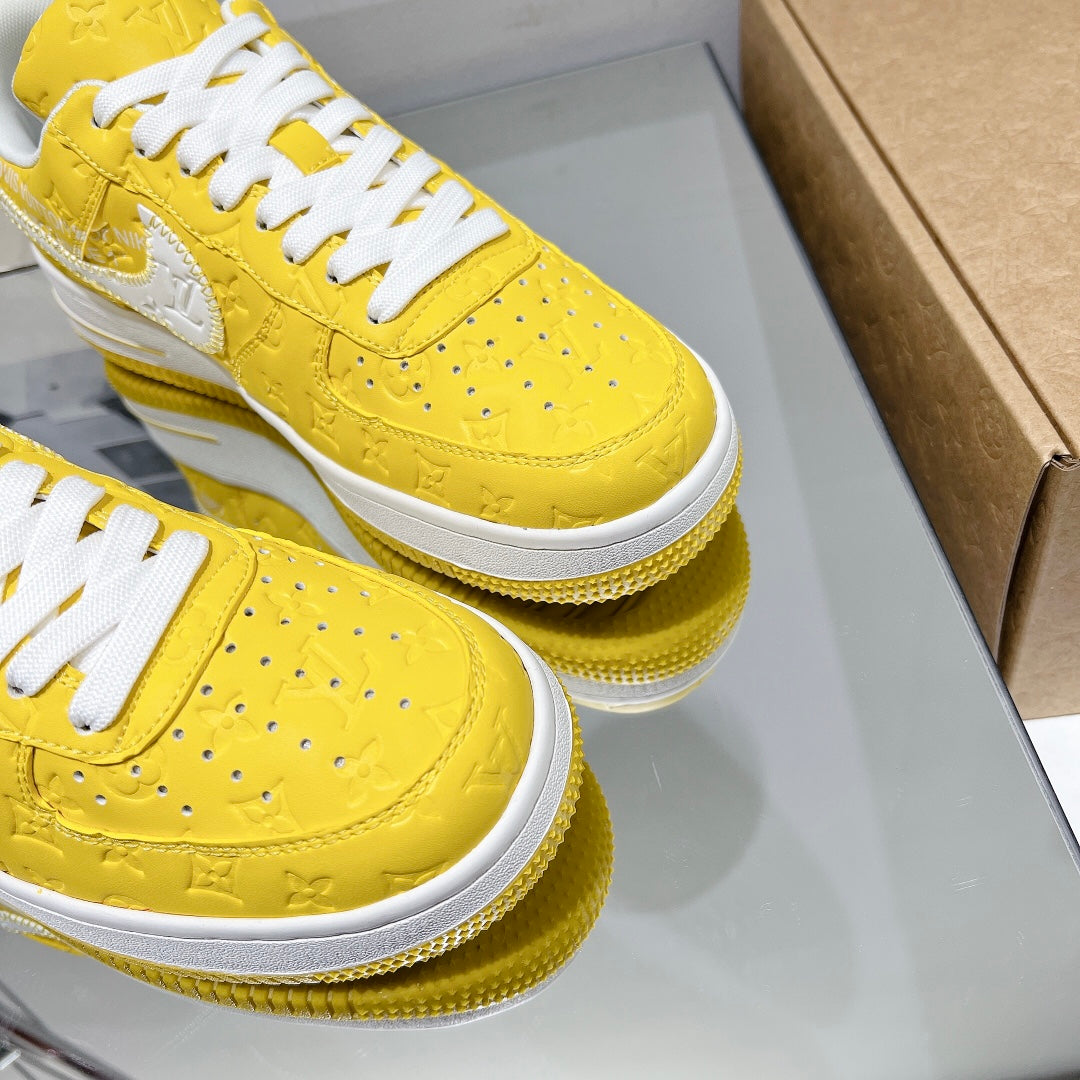 Louis Vuitton X Nike  Air Force Sneakers