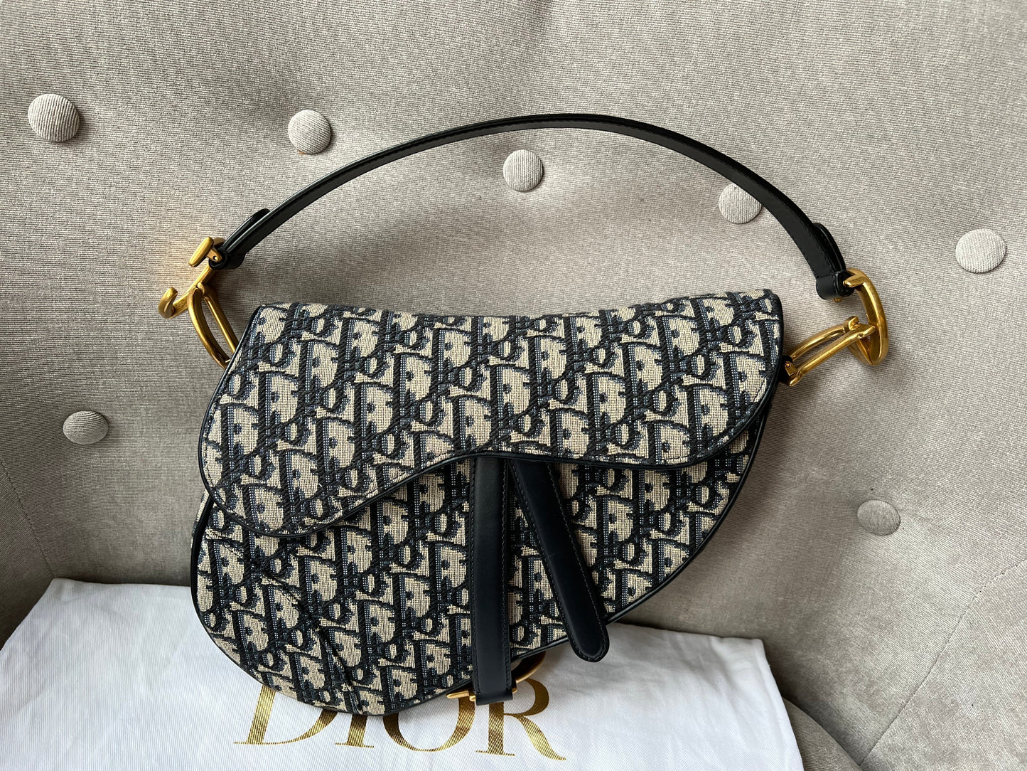 Dior Leather Tote Bag