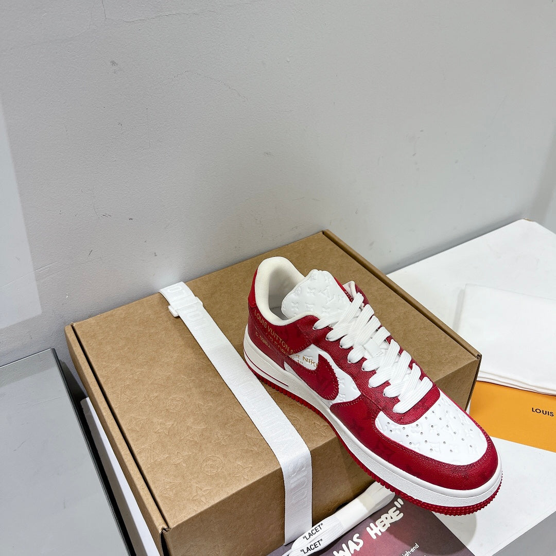 Louis Vuitton X Nike  Air Force Sneakers