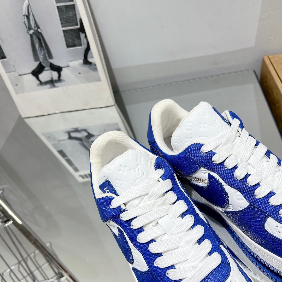 Louis Vuitton X Nike  Air Force Sneakers