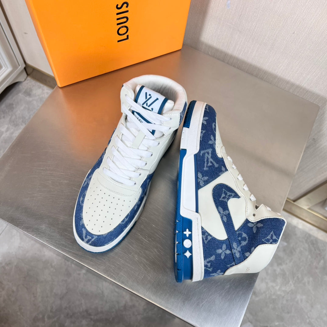 Louis Vuitton X Nike  Air Force Sneakers