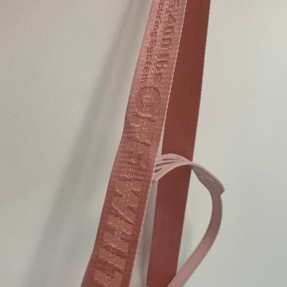 Off-white mini flap clip crossbody bag