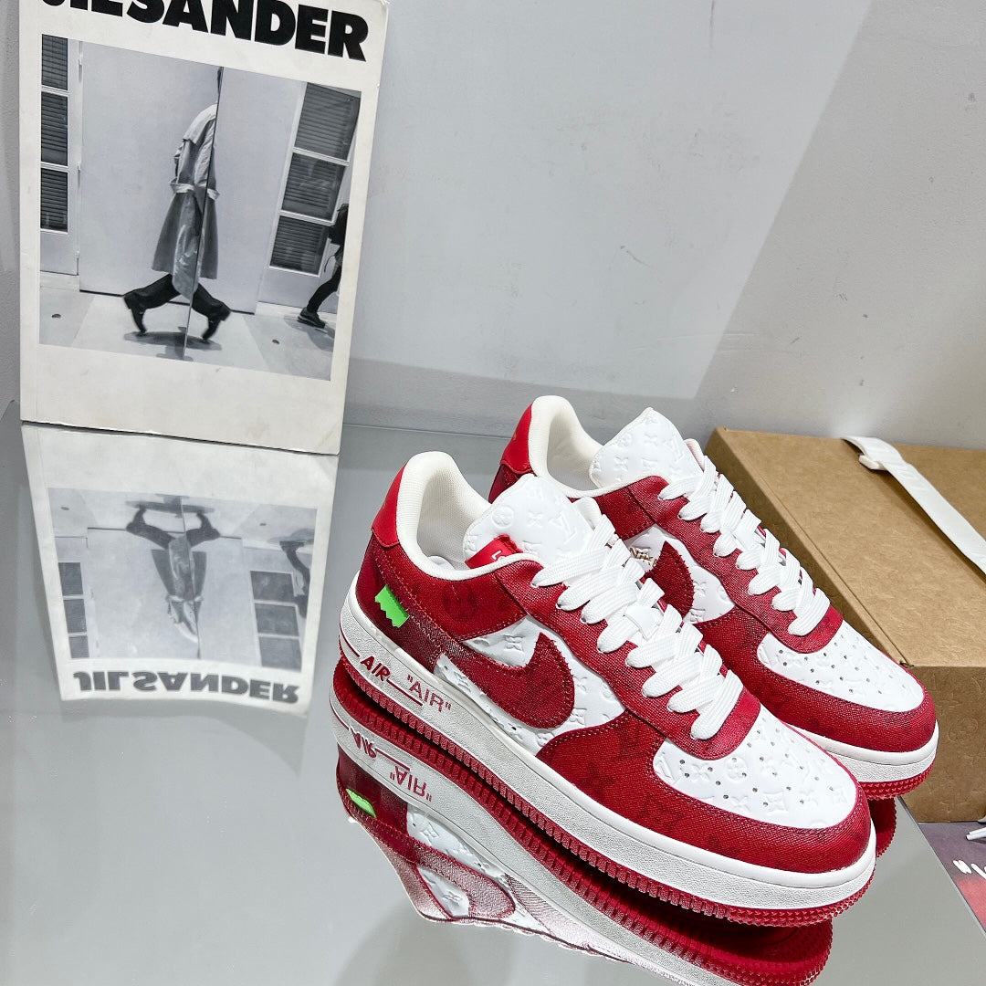 Louis Vuitton X Nike  Air Force Sneakers