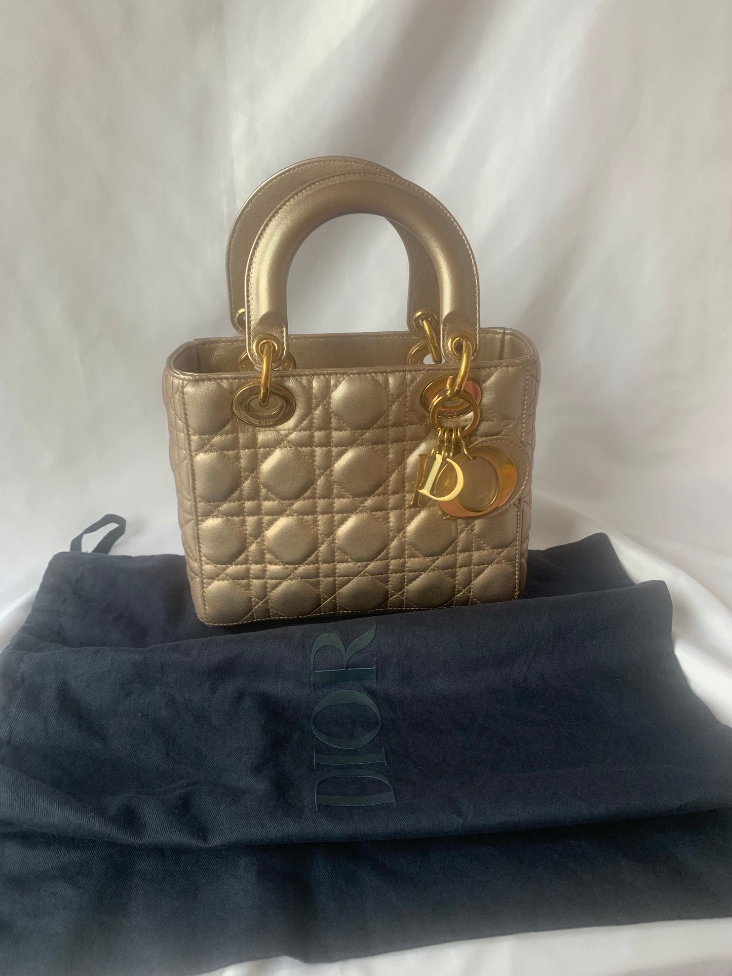 Lady Dior ABCdior Small Small Cannage Lambskin Handbag