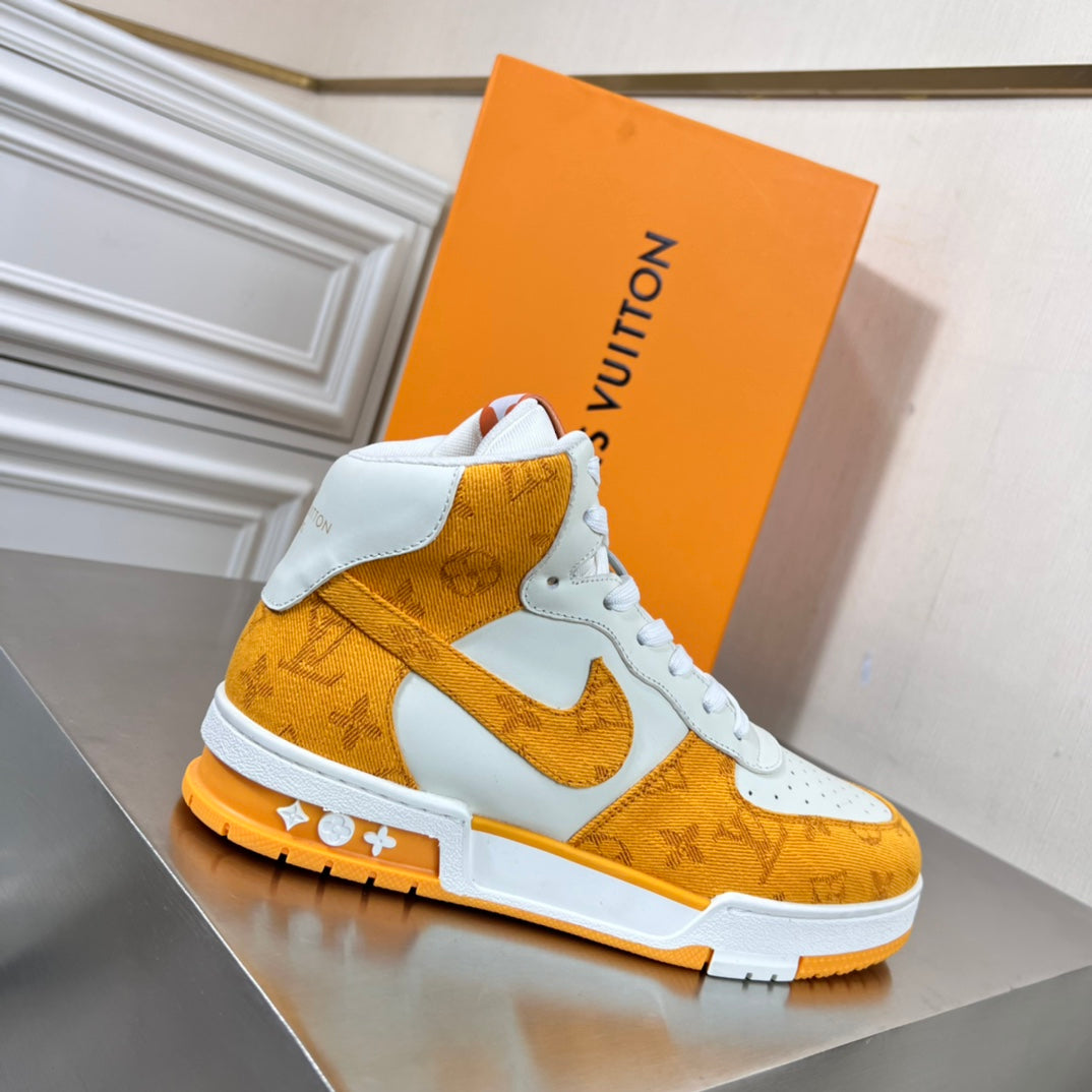 Louis Vuitton X Nike  Air Force Sneakers