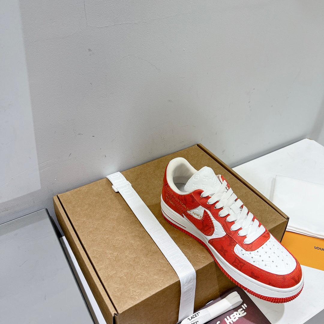 Louis Vuitton X Nike  Air Force Sneakers
