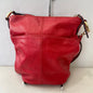 B.MAKOWSKY Leather Crossbody Bag Red