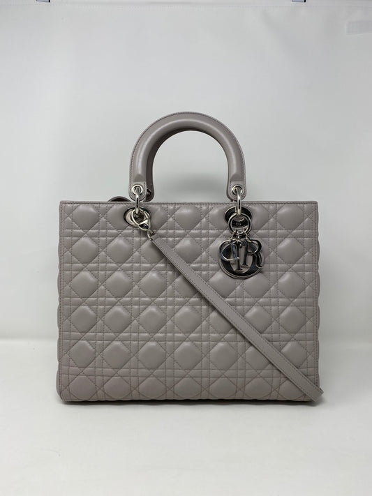 Dior Lady Dior Lou Leather Handbag