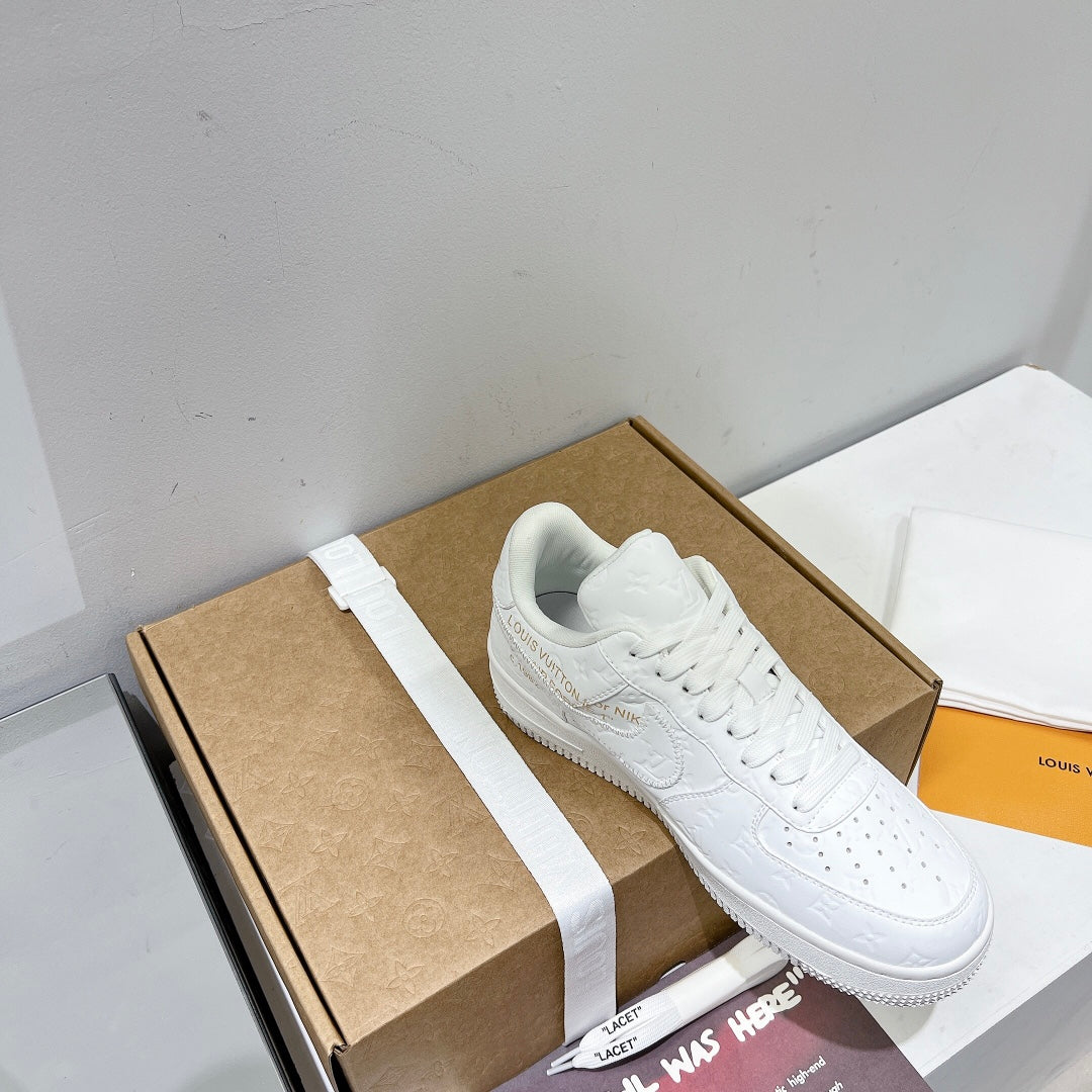 Louis Vuitton X Nike  Air Force Sneakers
